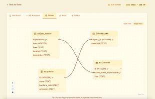 Schema Graph View