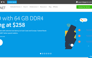 GigeNet screenshot 1