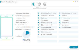 TunesKit iPhone Data Recovery screenshot 2