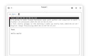 FuzPad screenshot 1