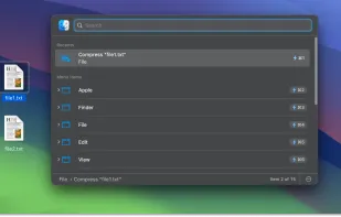 Finbar remembers every menu item you’ve selected, gradually accumulating a list of your favorite menu items. This list stays relevant across launches, and even when menu items have a dynamic, varying title.
