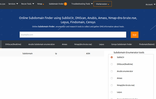 Sublist3r screenshot 1
