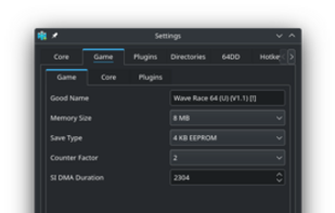 Rosalie's Mupen GUI (RMG) screenshot 2