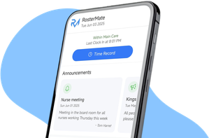 Mobile App where employees can apply for leave and see their shifts and msg managers.