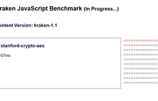 Kraken JavaScript Benchmark screenshot 1