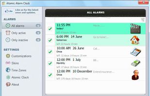 Atomic Alarm Clock screenshot 1