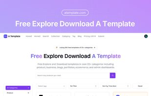 A Template | website templates