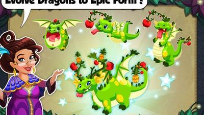 Evolve dragons to epic forms!