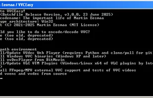 VVCEasy batchfile version of Windows (running on Windows XP)