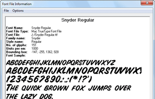 Crossfont screenshot 1