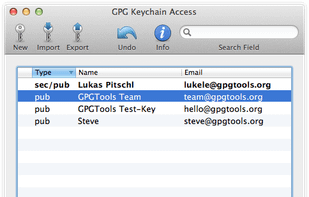 GPGTools screenshot 1