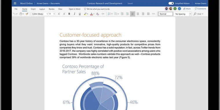Microsoft rolling out updates to Office for the web and native applications image