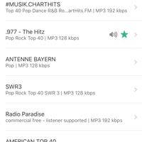 iPhone radio station browsing