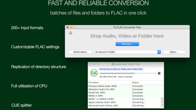 To FLAC Converter Free for Mac OS X screenshot 1