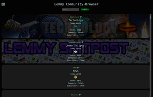 Lemmy Community-Browser screenshot 1