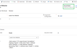 dynamics 365 lead auto allocation
