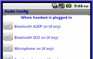 Audio Config screenshot 1