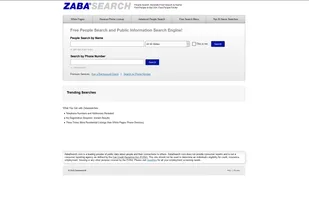 ZabaSearch screenshot 1