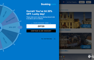 Offer discounts to customers before they leave your website with our exit popup