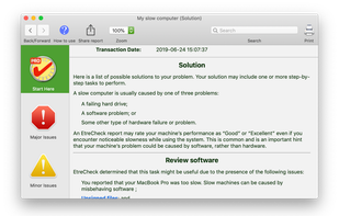 EtreCheck screenshot 1
