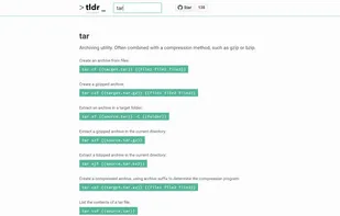 TLDR pages screenshot 1