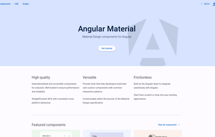Angular Material screenshot 1