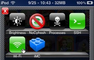 SBSettings screenshot 1