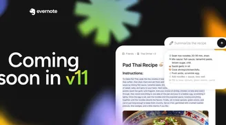Evernote v11 debuts AI Assistant, Semantic Search, and smarter meeting notes image