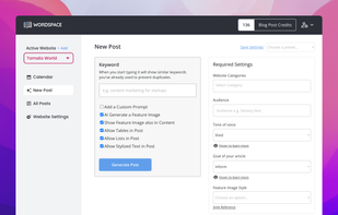 Wordspace screenshot 1