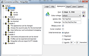 Profile organization