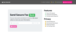 FaxOnline.app screenshot 2