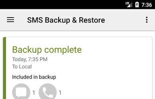 SMS Backup &amp; Restore screenshot 1