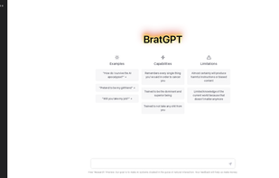 BratGPT screenshot 1