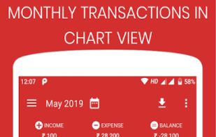 Display current month transactions in the timeline.
