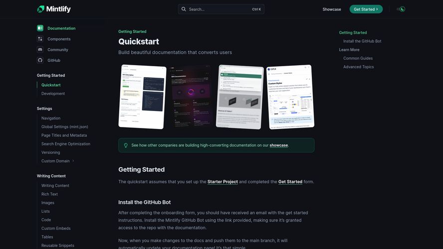 Mintlify documentation builder alternativeto