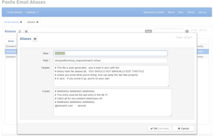 New Domain for aliases. Check the Application builder for customization!