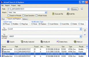 Actual Search And Replace screenshot 1