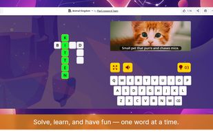 Solve, learn, and have fun — one word at a time.
