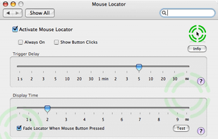Mouse Locator screenshot 1