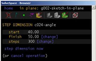 SolveSpace screenshot 2