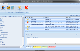 Shoviv Lotus Notes to Outlook converter screenshot 1