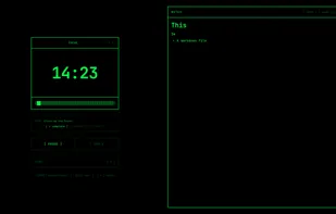 Focus Timer With Notes Open