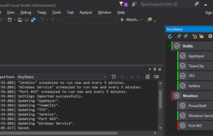 AnyStatus extension for Visual Studio screenshot 1