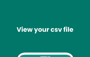 Smart CSV Viewer: Smart Tables screenshot 1