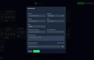 Adding new date – general