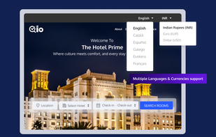 multiple languages and currencies support