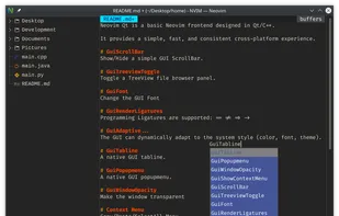 Neovim Qt screenshot 1