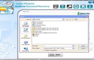 Stellar Phoenix Archive Password Recovery screenshot 1