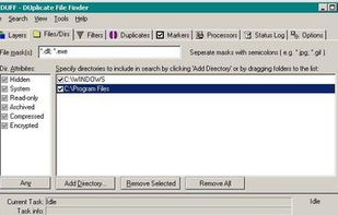DUFF: DUplicate File Finder screenshot 1