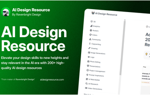200+ curated AI Design Resource for Product Designers. AI Design Resource makes it easier for you to easily find high quality design tools which can help you save times and increase your work efficiency, allowing you to focus on more important tasks.